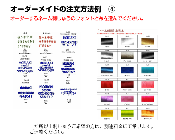 オーダー方法4