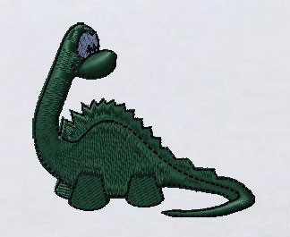 恐竜　　刺しゅう　CA-DN-0001