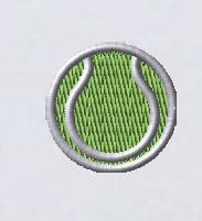 刺繍テニスボール　SP-TN-0003
