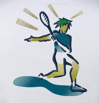 刺繍テニス　SP-TN-0006