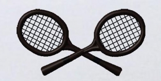 刺繍テニスラケット　SP-TN-0007