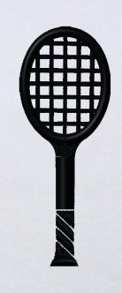 刺繍テニスラケット　SP-TN-0011
