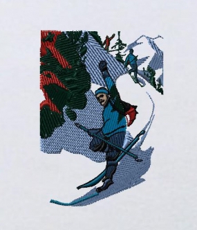 刺繍スキー　SP-WN-0014