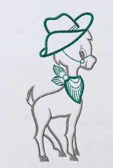 刺繍バンビ　14104