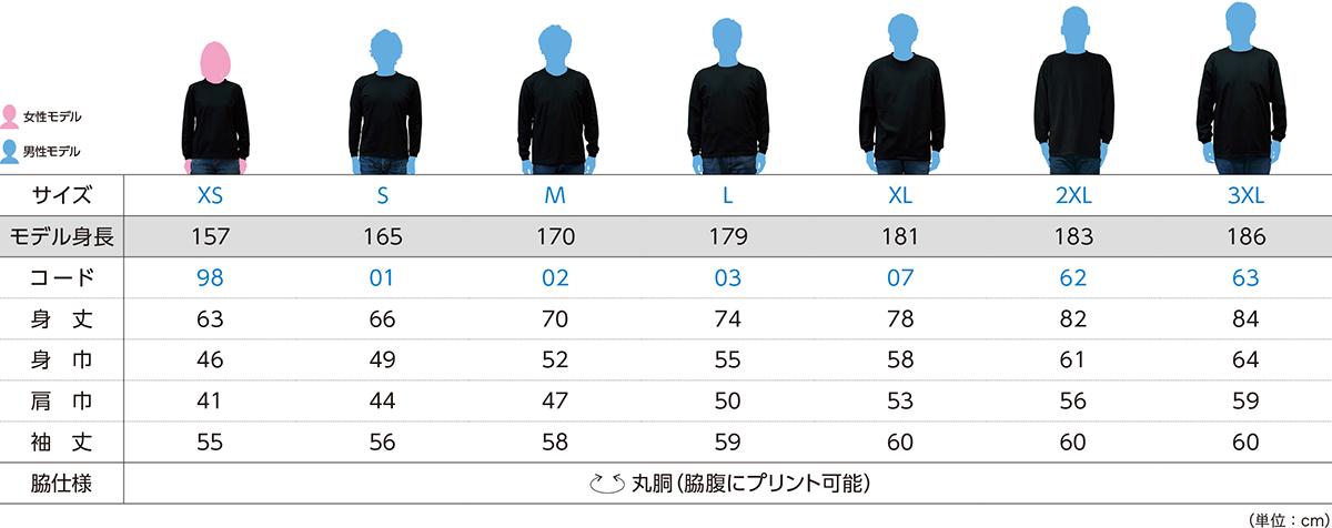 サイズ表